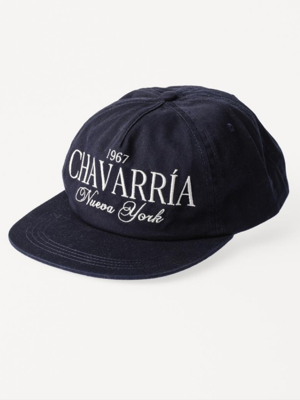 NWT WILLY CHAVARRIA  Zara Navy and White Baseball Cap with Embroidered Labels - Picture 11 of 12